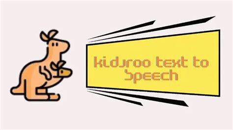 kidaroo voice|kidaroo voice text to speech.